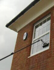 High reach window cleaning